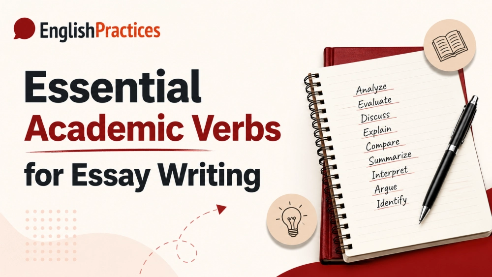 Top Essential Academic Verbs for Essay Writing